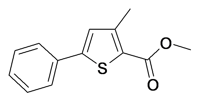 3-Methyl-5-phenyl-thiophene-2-carboxylic acid methyl ester
