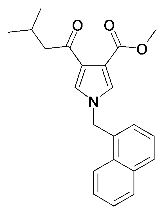 Methyl 4-(3-methyl-1-oxobutyl)-1-(1-naphthenylmethyl)-1H-pyrrole-3-carboxylate