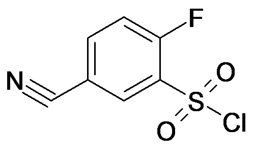 5-Cyano-2-fluoro-benzenesulfonyl chloride