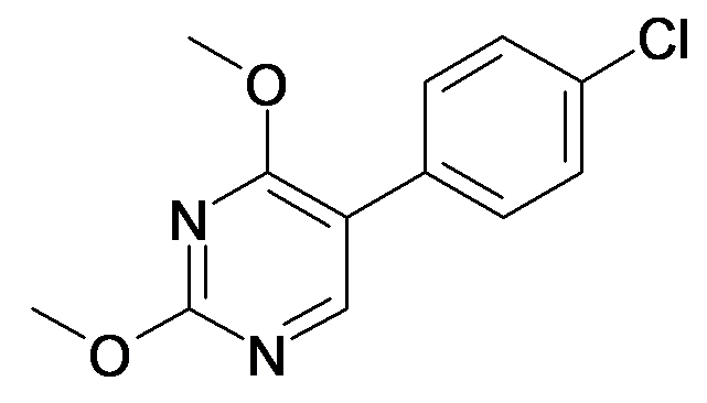 MFCD18074210 | 5-(4-Chloro-phenyl)-2,4-dimethoxy-pyrimidine | acints