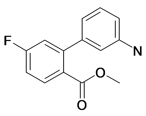 MFCD34168994 | 3'-Amino-5-fluoro-biphenyl-2-carboxylic acid methyl ester | acints