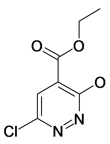6-Chloro-3-hydroxy-pyridazine-4-carboxylic acid ethyl ester