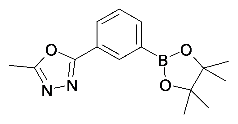 1119090-20-8 | MFCD18384930 | 2-Methyl-5-[3-(4,4,5,5-tetramethyl-[1,3,2]dioxaborolan-2-yl)-phenyl]-[1,3,4]oxadiazole | acints