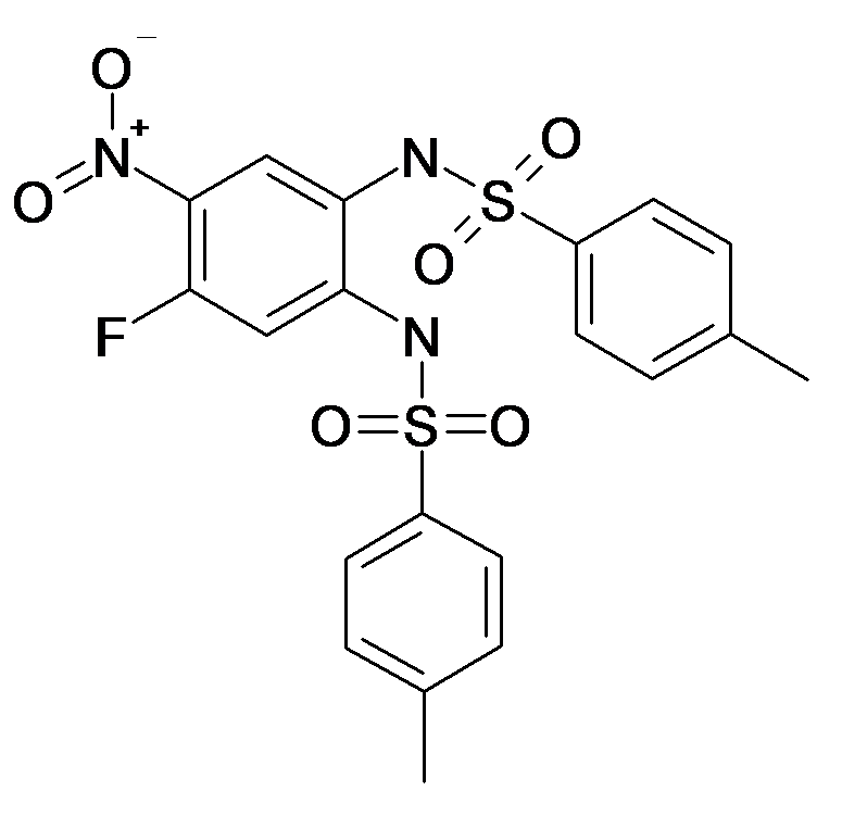 4-Fluoro-5-nitro-1,2-di(p-toluenesulfonylamino) benzene
