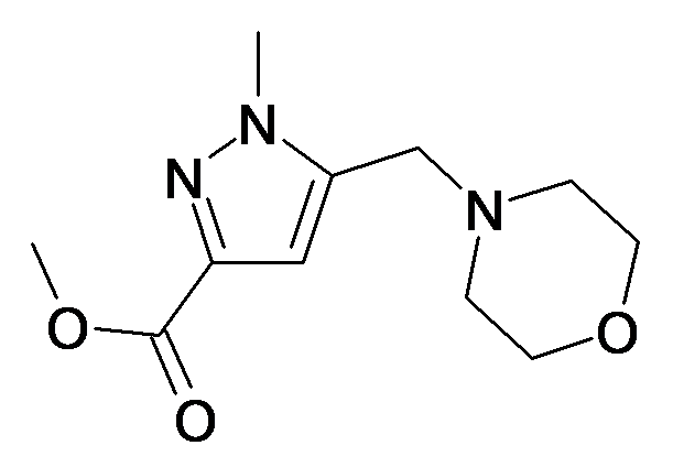 1-Methyl-5-morpholin-4-ylmethyl-1H-pyrazole-3-carboxylic acid methyl ester