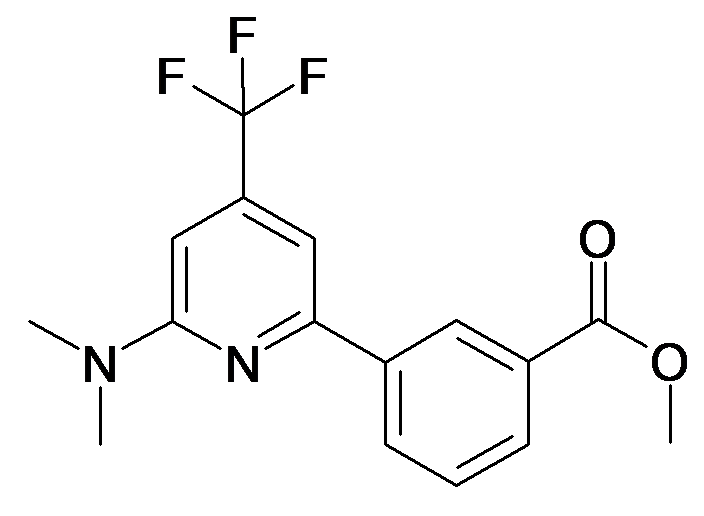 3-(6-Dimethylamino-4-trifluoromethyl-pyridin-2-yl)-benzoic acid methyl ester