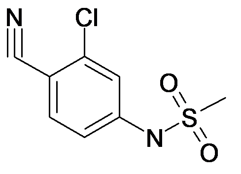 53313-04-5 | MFCD01601850 | N-(3-Chloro-4-cyano-phenyl)-methanesulfonamide | acints