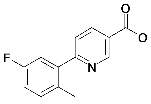1261997-35-6 | MFCD18317055 | 6-(5-Fluoro-2-methyl-phenyl)-nicotinic acid | acints