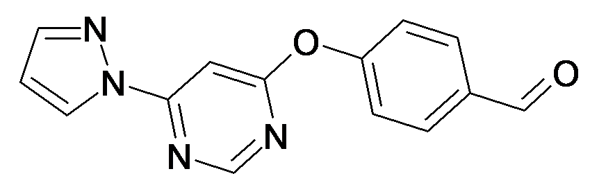 4-(6-Pyrazol-1-yl-pyrimidin-4-yloxy)-benzaldehyde