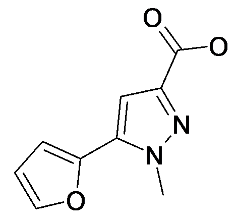 5-Furan-2-yl-1-methyl-1H-pyrazole-3-carboxylic acid 108128-39-8 MFCD08060535