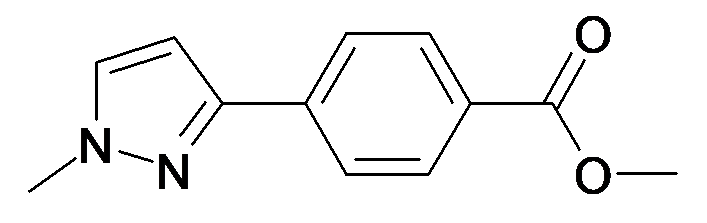 179057-11-5 | MFCD16987678 | 4-(1-Methyl-1H-pyrazol-3-yl)-benzoic acid methyl ester