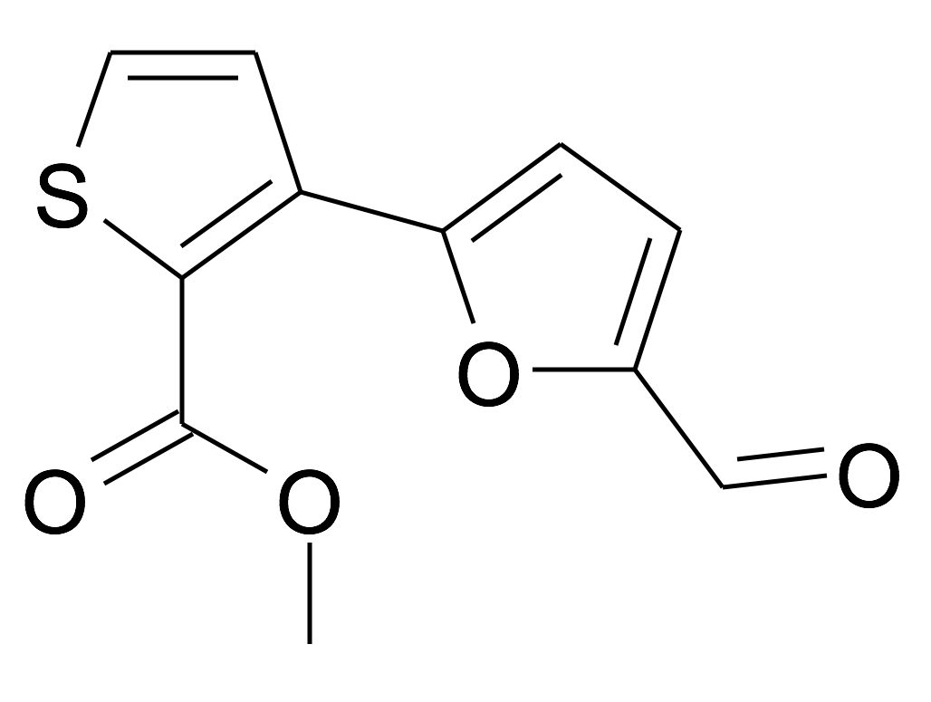 255828-29-6 | MFCD00052169 | 3-(5-Formyl-furan-2-yl)-thiophene-2-carboxylic acid methyl ester | acints