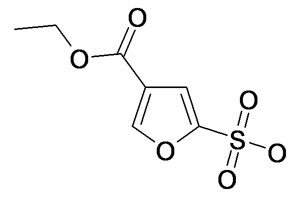 5-Sulfo-furan-3-carboxylic acid ethyl ester